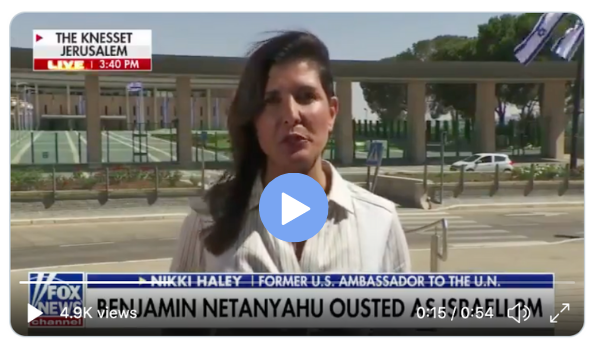 Nikki Haley: We Still Have Israel’s Back 🇮🇱